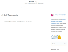 Tablet Screenshot of chimecommunity.org